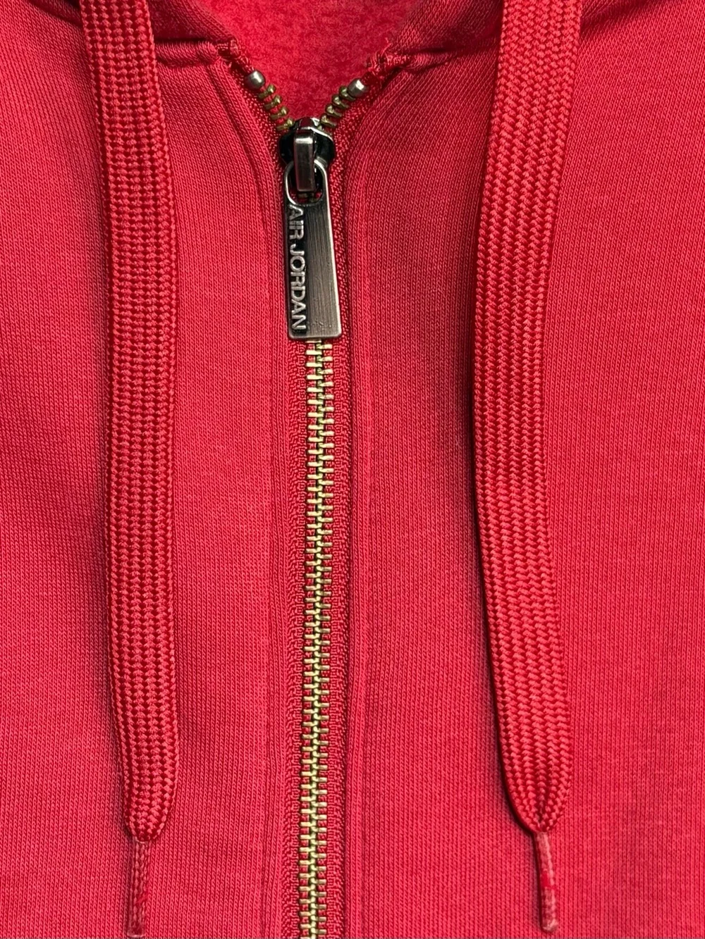 Jordan Jumpman Hoodie Mens XXL Red Full Zip Fleece Air Jordan Embroidered Logo